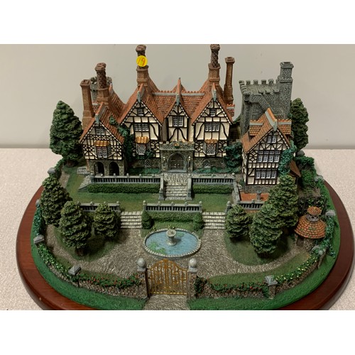 43 - Large danbury Mint English Manor house.