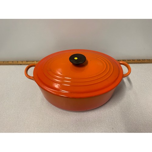 59 - Lidded Le Cruset casserole dish.