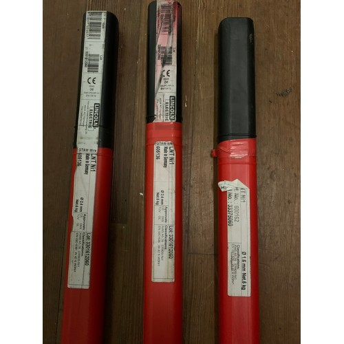 594 - 3 packs of welding rods.