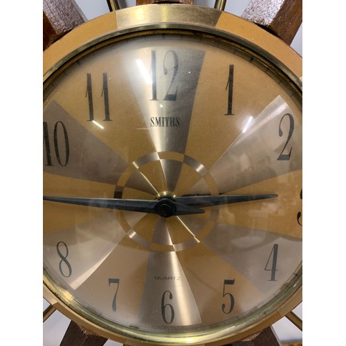 82 - Mid Century Smiths Sunburst clock.
49cm h