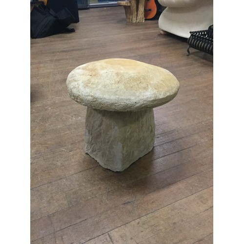 123 - Large stone garden toadstool