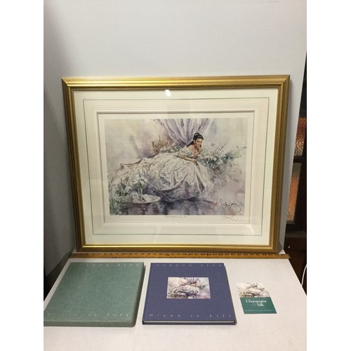 171 - Framed and mounted Gordon King print 