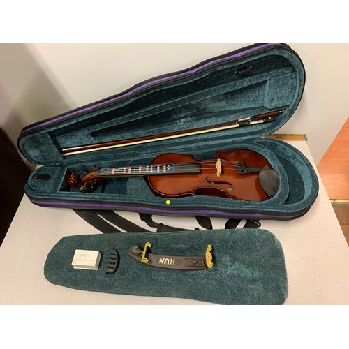 205 - violin with case & bow