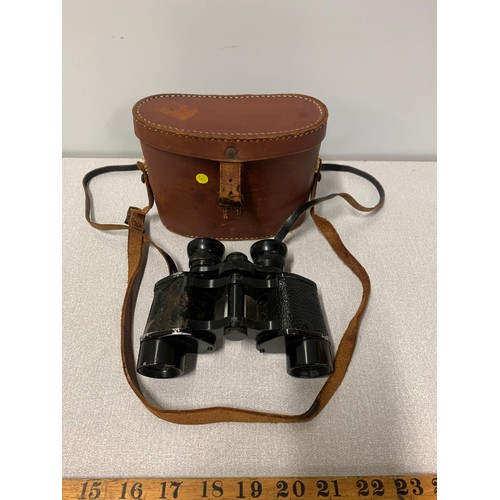 280 - Pair of WW2 Binoculars and case.