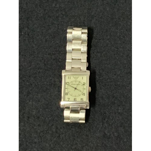 526 - Geniune Armani wrist watch.