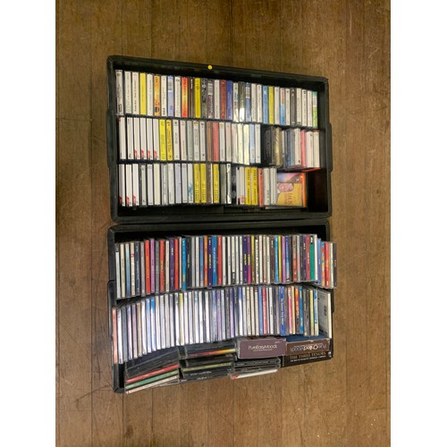 680 - box of cds & tapes