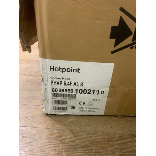 705 - New boxed Hotpoint cooker hood