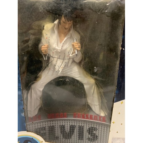 29 - New Boxed Las Vegas presents Elvis Presley figure.