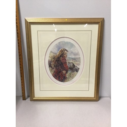 148 - Framed and mounted Gordon King print 