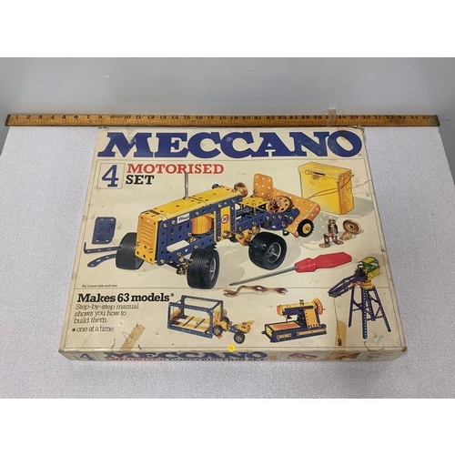 123 - Boxed Meccano motorised set