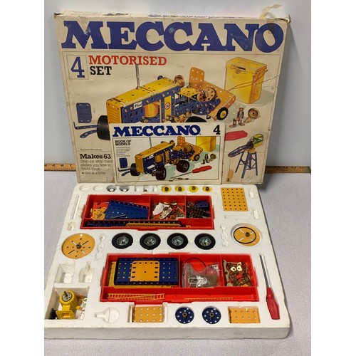 123 - Boxed Meccano motorised set