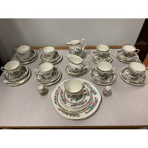 733 - 36 piece Indian tree tea set.