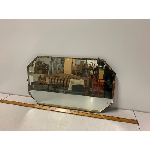 45 - Vintage Bevelled edge wall mirror.
33cm x 56cm