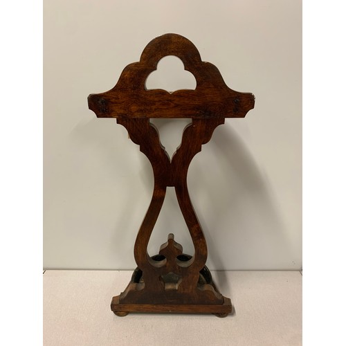 2 - Antique Arts and Crafts umbrella/stick stand.