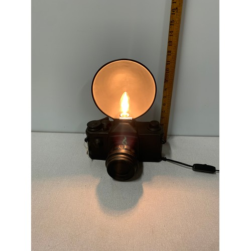 11 - Ceramic camera lamp. Working.
31cm Tall