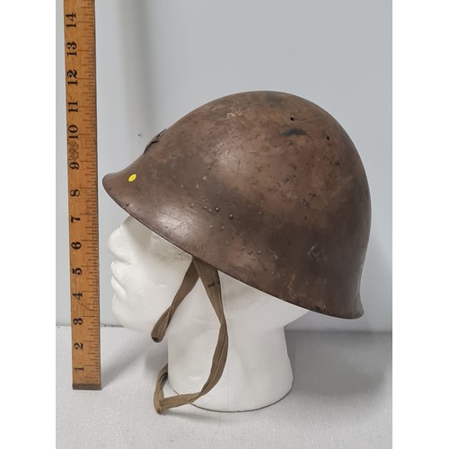 52 - 1932 Japanese steel army helmet.