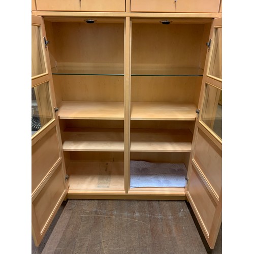 106 - scandinavian display bookcase. 142cm x 116cm x 42cm