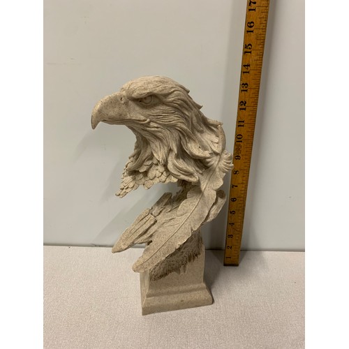 8 - Resin Native American style eagle statue.
36cm Tall