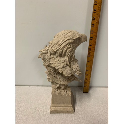 8 - Resin Native American style eagle statue.
36cm Tall