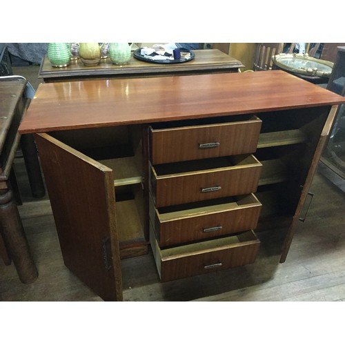 209 - Vintage four drawer/2 door sideboard.
147cm L x 85cm H x 53cm D