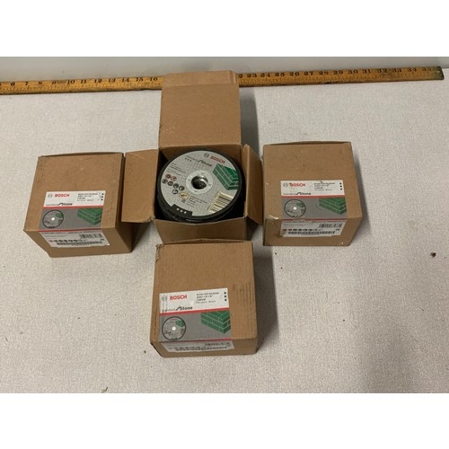 273 - quantity of  New Bosch stone grinding disks. 25 to a box.