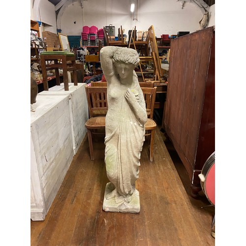 278 - Large sandstone statue of Goddess figure. Damage to base - see pics.
130cm Tall