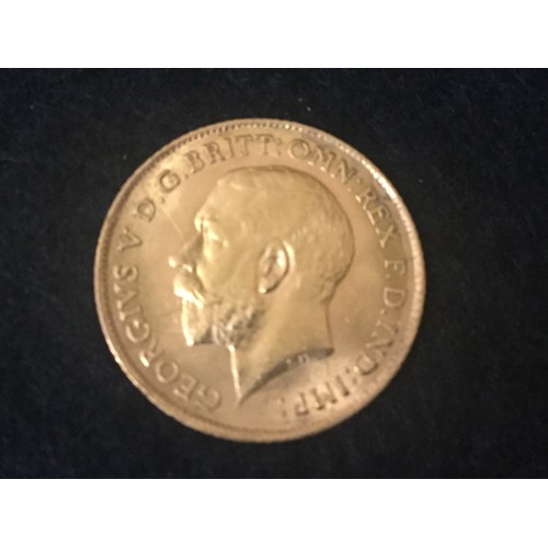 339 - 1914 George V Gold Half Sovereign 22ct.