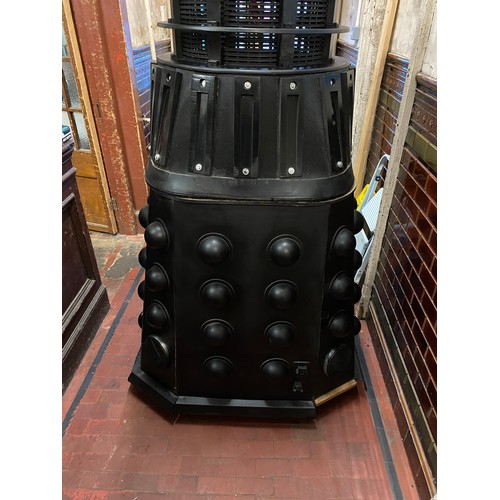 347 - Dr Who Dalek circa 1990's Made of wood, has removable head revealing a seating area for the operator... 