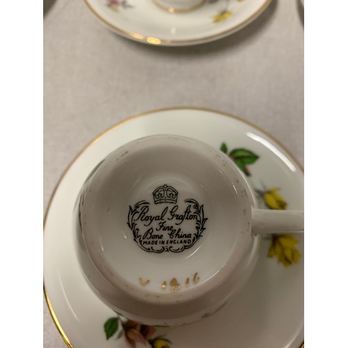 157 - 15 piece Royal Grafton tea set.