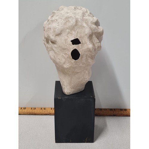 225 - Aphrodite bust by Austin, signed to the neck. Damaged.
29cm tall.