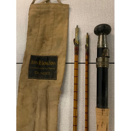 536 - vintage split cane fly rod 7 cover