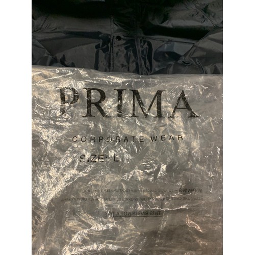 547 - New Prima waterproof padded jacket size large