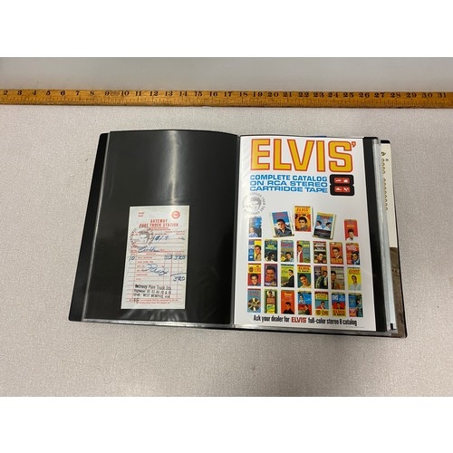 302 - Elvis memorabilia folder.