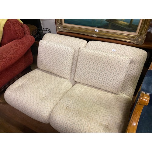 79 - Pair of vintage upholstered lounge chairs.