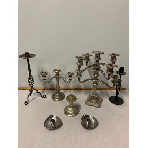 31 - candelabras and candle sticks.