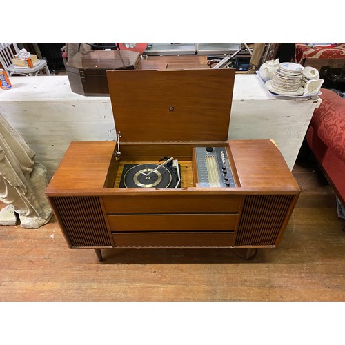 69 - Vintage Bush Solid State Stereo Radiogram.
65cm H x 117cm L x 44cm D