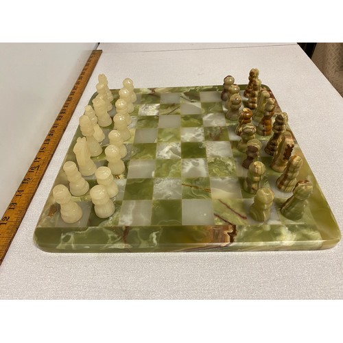 47 - Vintage quartz chess set.