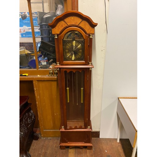 113 - Bentima grandfather clock. 182cm tall.