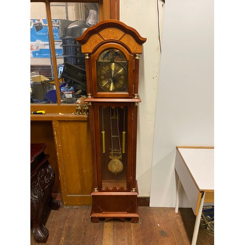 113 - Bentima grandfather clock. 182cm tall.