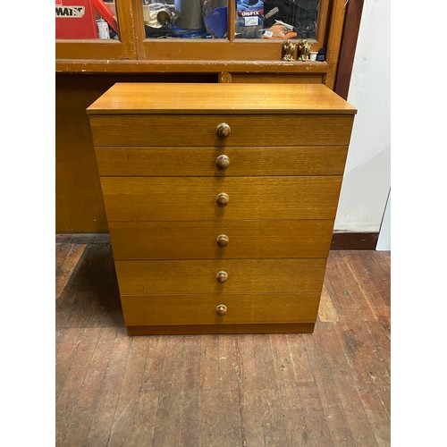 156 - Mid Century Avalon chest of drawers.