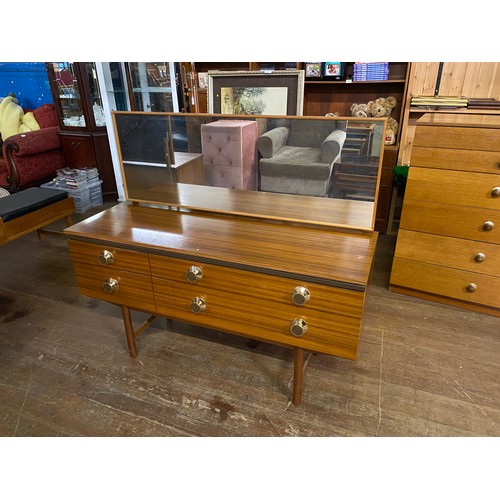 228 - Mid Century 4 drawer dressing table.