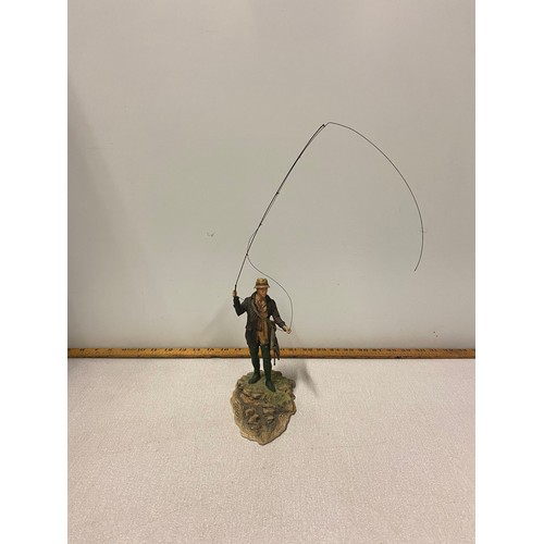 266 - Border Fine Arts Fly Fisherman figure.
38cm inc rod