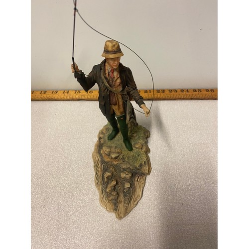 266 - Border Fine Arts Fly Fisherman figure.
38cm inc rod