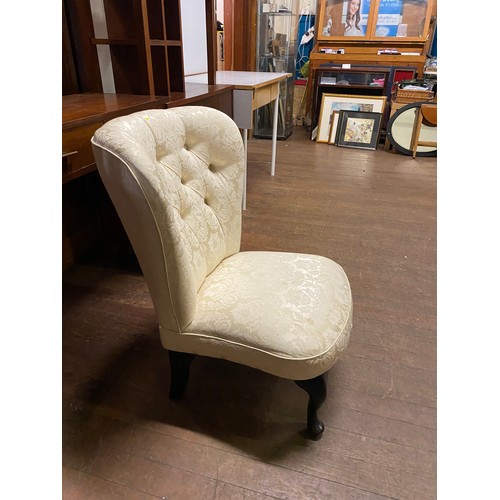 284 - Vintage upholstered nursing chair.