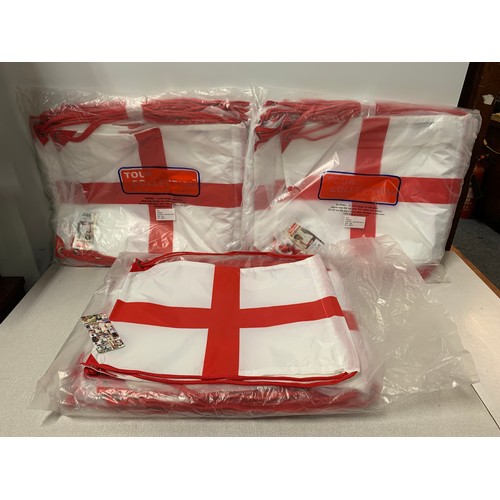 316 - Qty of England flag bags