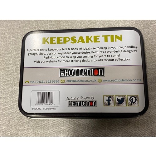 332 - 13 x new Keepsake tins.