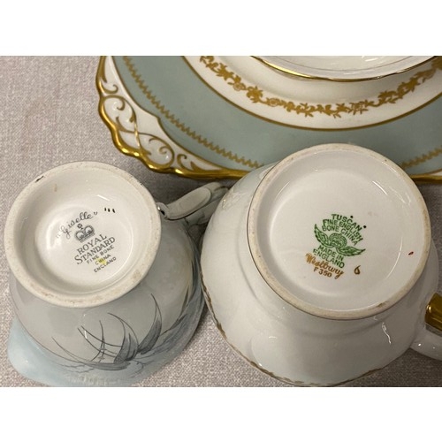 431 - 2 x vintage part tea sets - Royal Standard  and Tuscan.