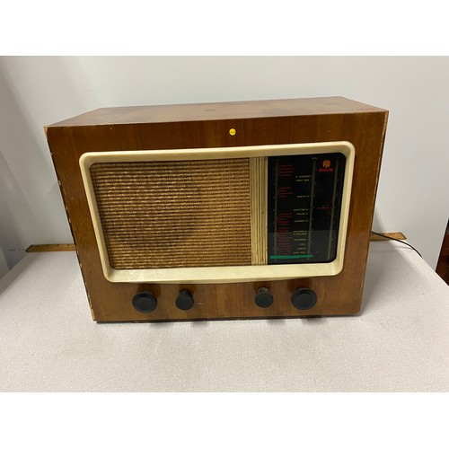 51 - Vintage PYE radio.34cmh x 46cml x 23cmd