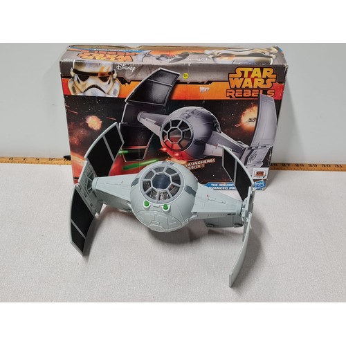 130 - Star Wars Rebel ship with original box.