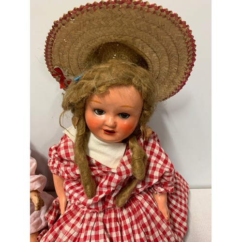 3 - Early 20th century Reliable doll & Cinderella No.4 doll.